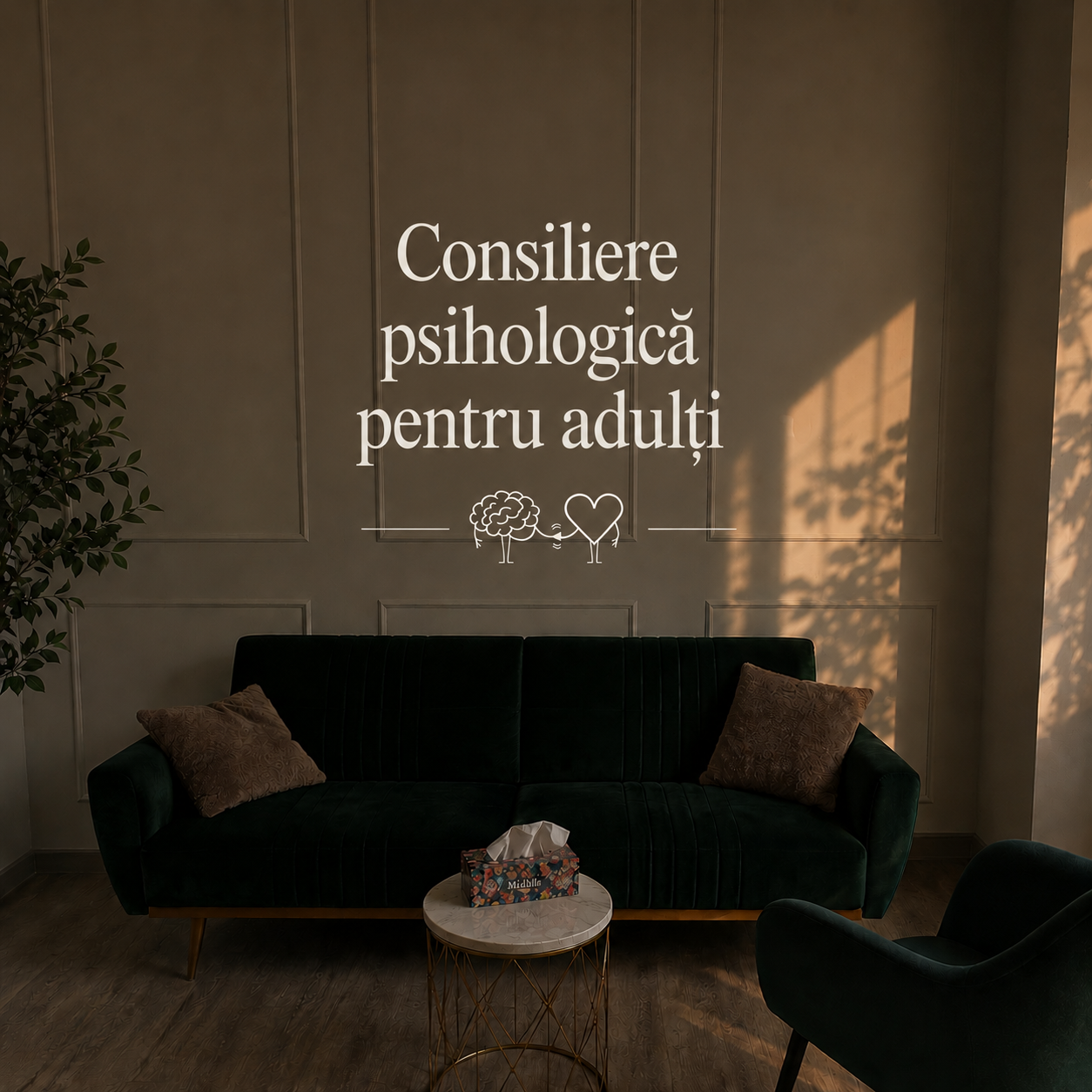 Consiliere psihologică pentru adulți - La cabinet